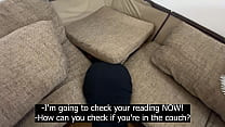 step MOTHER STUCK IN COUCH