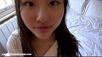 Homemade Japanese teen gets fucked hard at home